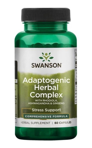 Adaptogenic Herbal Complex Swanson Potenciado 60cap