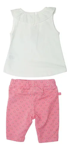 Conjunto Bebé Niña Blanco Pillin (pvu680bco)