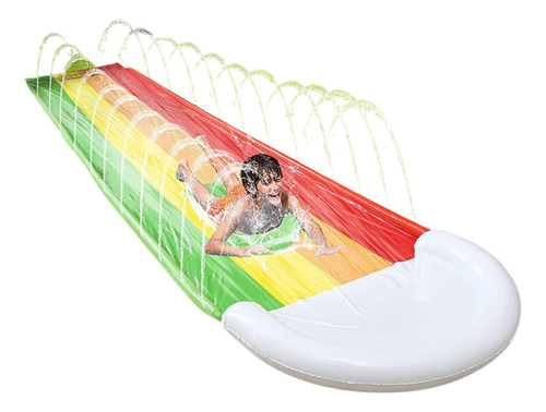 Resbalin Inflable Acuatico Resbaladill 4.8m Deslizador Agua