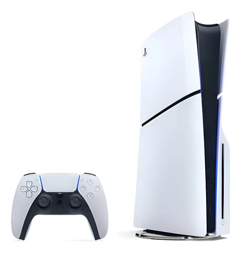 Console Sony Playstation 5 Edição Slim Disk 1tb Branco + Controle...