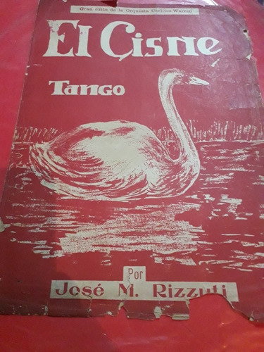 Partitura El Cisne Tango José Rizzuti Carlitos Warren 