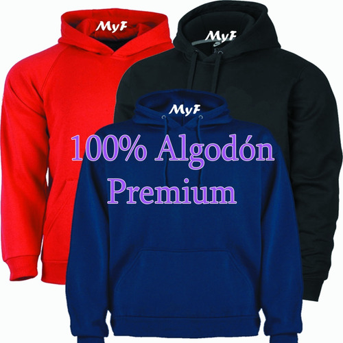 Polerón Canguro Premium 100% Algodón 