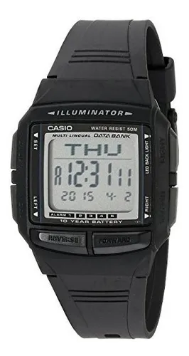 Reloj Casio Para Hombre Db36-1av Multilenguaje Databank