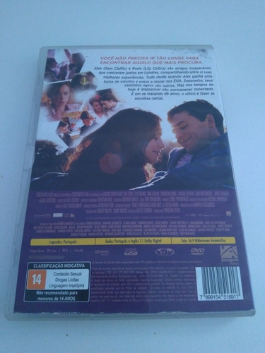 Dvd Simplesmente Acontece Com Lily Collins E Sam Claflin (Usado)