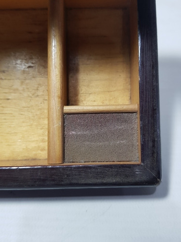 Imagen 5 de 6 de Antigua Cigarrera Con Fosforera Madera Litografía Mag 58478