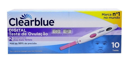 Teste De Ovulação Clearblue Digital 10 Testes