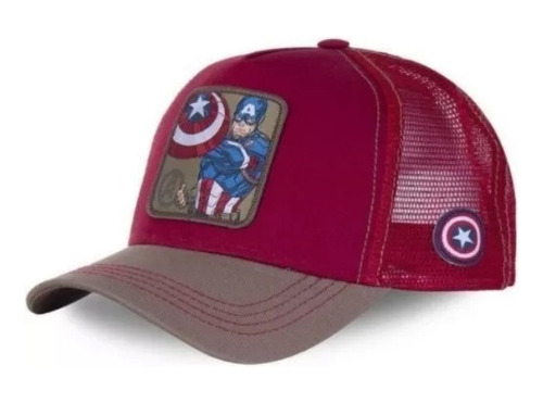 Gorra Captain America -  Jockey - Nuevas 