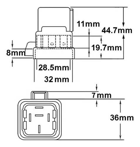 Rele Sumergible Automóvil Moto Jd2912 40a /516