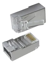 Comprar Conectores Rj45 Cat5 Por Paquete 100 Unidades Blindados
