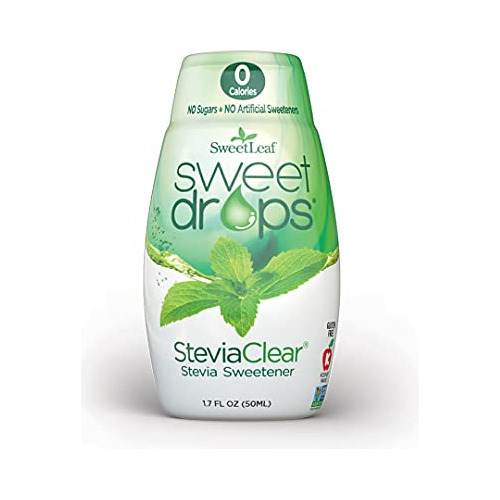 Dulce Gotas De Líquido Stevia Sweetener, Steviaclear, 1,7 On