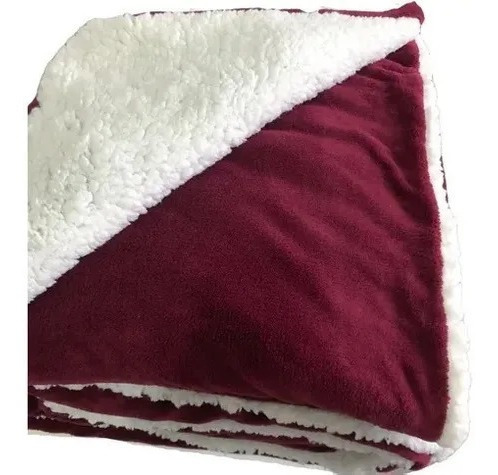 Imagem 6 de 7 de Manta Com Sherpa Austria Corttex Liso 2,20 M X 2,40 M Queen