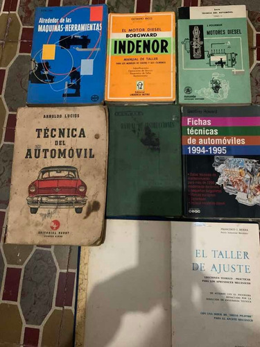 7 Libros Sobre Automóviles Motores DiéselVer Fotos