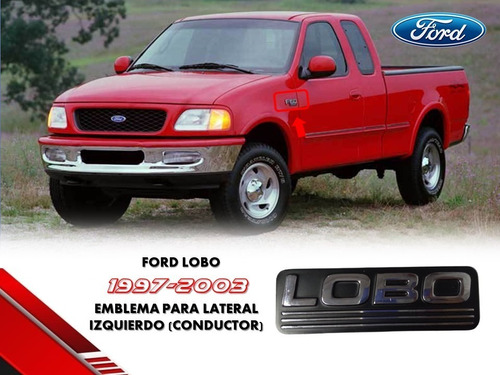 Emblema Para Lateral Izquierdo Lobo 1997-2003