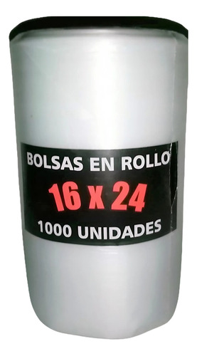 Bolsas Rollo Para Comercio 16x24 - 1000 Unidades