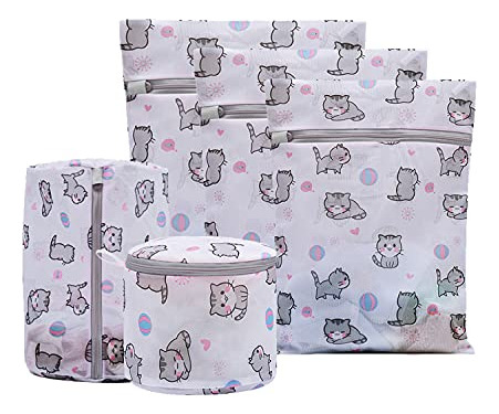 Bolsas De Lavandería De Malla, Juego De 5 Bolsas De Lavander
