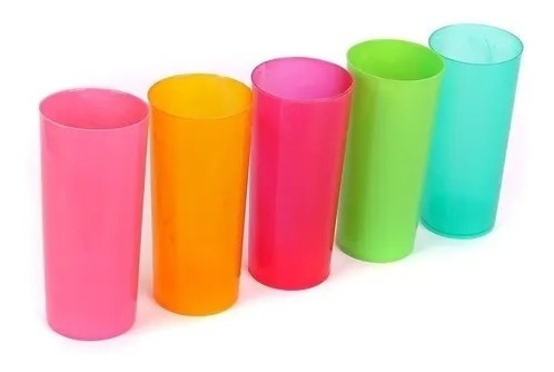 Vaso Irrompible Trago Largo 260 C En Colores X 99