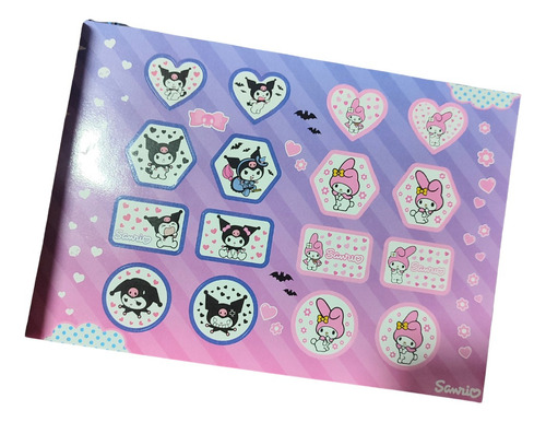 Block Cuaderno De Dibujo Hello Kitty + Stickers