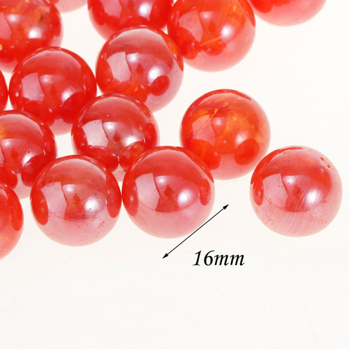 20x16mm Limpar Marbles Vidro Crianças Jogo Brinquedo Vaso P