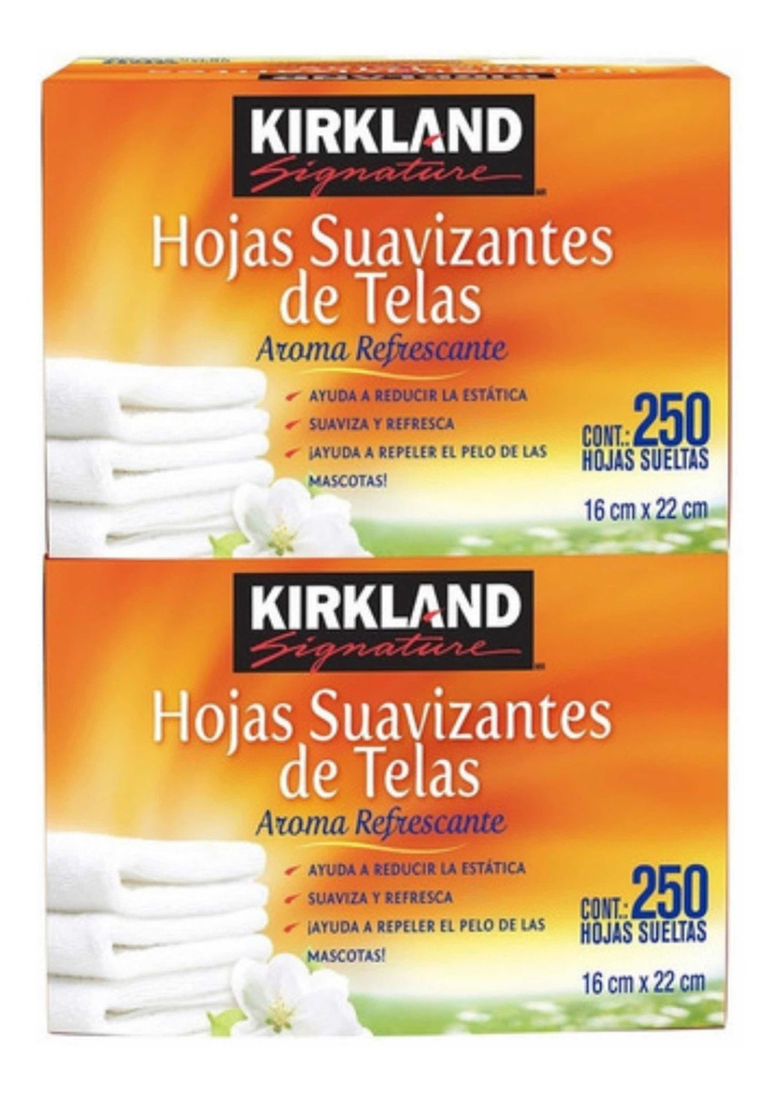 Toallas Para Secadora Kirkland 2 Cajas Con 250 C/u Total 500 | Mercado