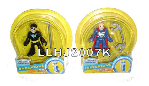 Lote Lex Luthor & Nightwing Dc Super Friends Imaginext Baf  