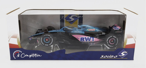 F1 Alpine A523 Presentation Version 2023 1:18 Solido Azul