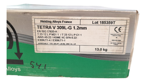 Arame De Aço Inoxidável P/ Soldagem De Aço 1.2mm