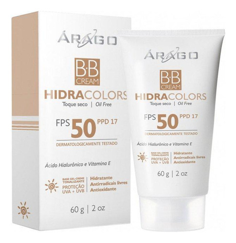 Arago Bb Cream Hidracolors Fps50 Natural 60g