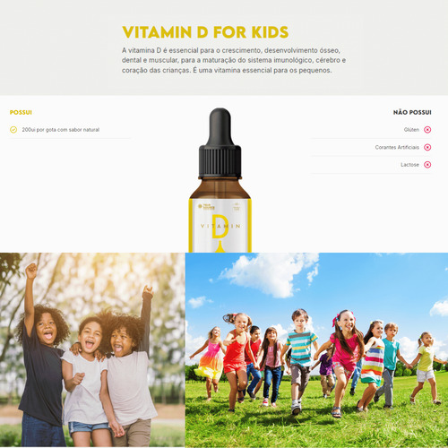 Vitamina D Líquida Sabor Framboesa 30ml - True Source