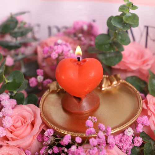 (w) Moldes Para Velas En Forma De Corazón, Moldes De Silicon