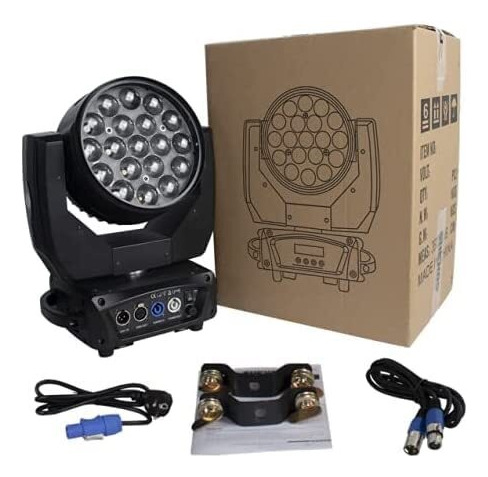 Luz De Cabeza Móvil Rgbw 19x15w Dmx For Eventos Y Bodas