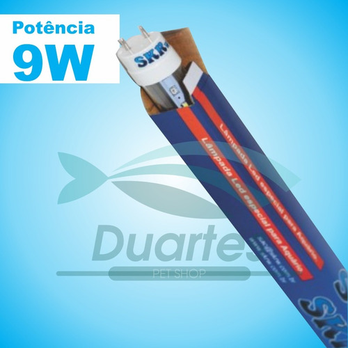 3 Lâmpadas De Led Tubular T-8 9w Rosa + Azul 60cm + Brinde