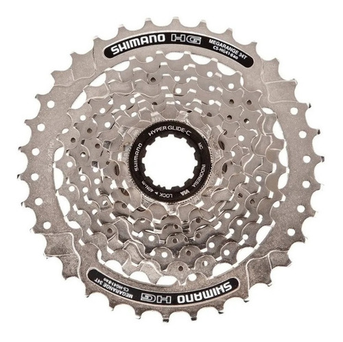Imagem 1 de 2 de Cassete Shimano Acera Hg41 11-34d - Megarange - 8v 16v 24v