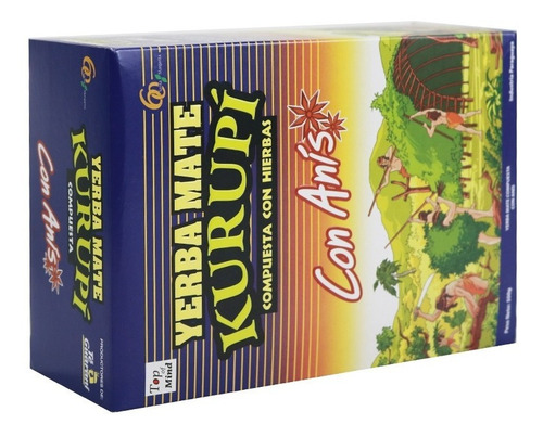 Imagem 4 de 5 de Erva Mate Kurupi De Terere 500g Sabor Kurupi Com Anis