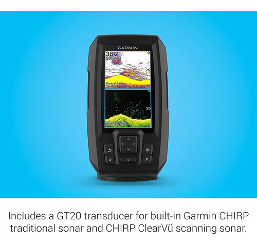 Garmin Striker Vivid 4cv Bundle With Transducer And Protecti