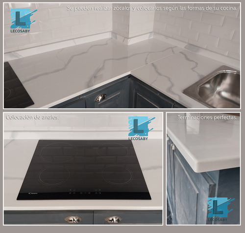 Mesada Porcelanato Líquido Resina A Medida Fabricante