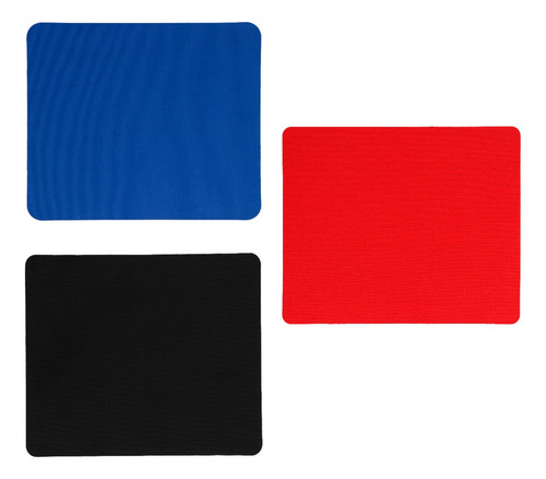 Mousepad De Poliéster Color Rojo Diseño Impreso Liso