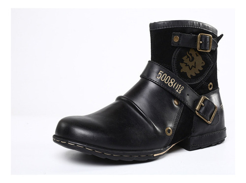 Botas Casuales Hombre Moda Retro Tendencia Botas Martin 5008