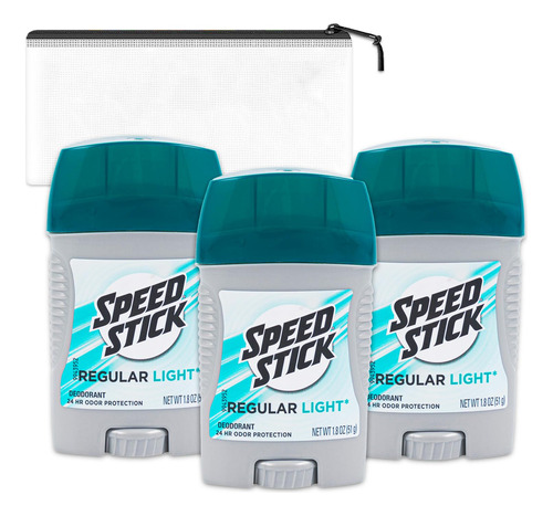 Speed Stick - Desodorante Ligero Regular Para Hombres, Paque