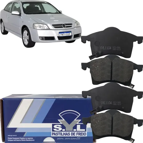 Pastilha De Freio Dianteira Syl Astra Meriva Vectra Zafira