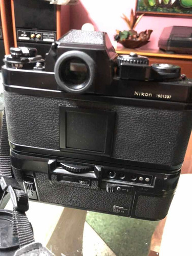 Imagen 3 de 4 de Nikon F3 Motor Md4 Y Lente 50. 1.4 Todo Impecable