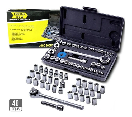 Imagem 3 de 5 de Kit Socorro Automotivo Ferramentas Catraca Pendente Chupeta