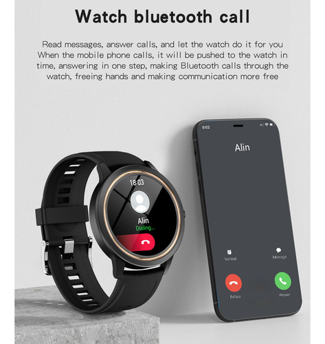 Reloj A60 De 1,32 Pulgadas, Compatible Con Ips De Alta Resolución De 360 X 360