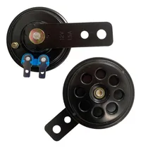 Comprar Corneta Claxon Pito Disco Mini Negra 1pc 12v Ig Tuning