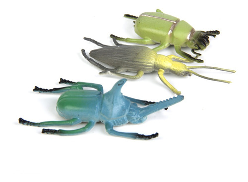 Juguete Modelo Escarabajo De Plástico 12 Piezas Multicolor 