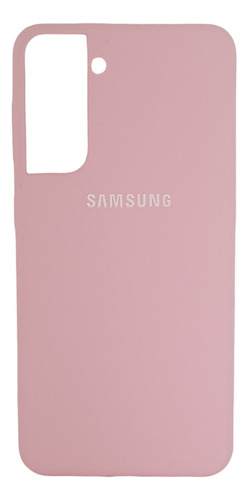 Estuche Protector Silicone Case Para Samsung S21 Rosa Claro