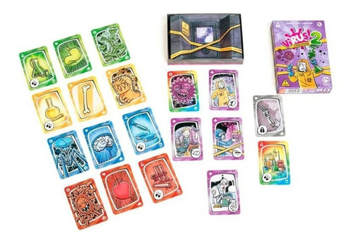 Imagen 2 de 7 de Virus 2 Evolution Expansión Juego De Cartas El Dragon Azul