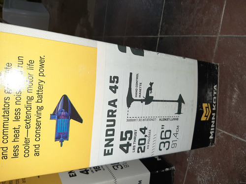 Imagen 2 de 18 de Minn Kota Endura Popa 50 Libras Motor Fuera Borda Electrico
