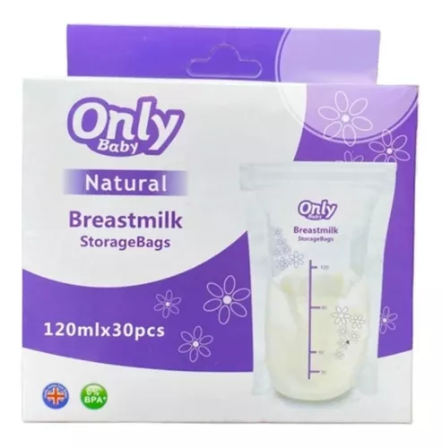 Bolsas de almacenamiento de leche materna 120 Bolsas de almacenamiento para  conservar y congelar leche materna, bolsas de leche materna  preesterilizadas sin BPA, 210ml : : Bebé