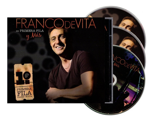 Franco De Vita En Primera Fila Y Mas 2 Discos Cd + Dvd