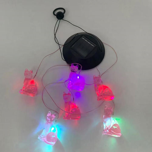 Lámpara Led De Viento Que Cambia De Color Con Forma De Campa